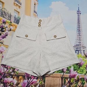 Sister‎ Jane High Waist Lace Design Shorts Size 6